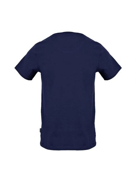 Camiseta de algodón Aquascutum azul
