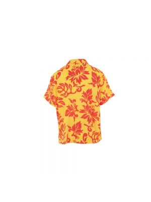 Camisa de flores con estampado con estampado tropical Erl