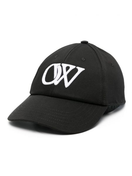 Broderet cap Off-white