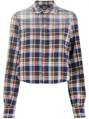 Flanell skjorte Dsquared2 blå