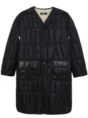 Obojstranný kabát Amiri čierna