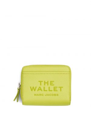 Portefeuille en cuir Marc Jacobs jaune