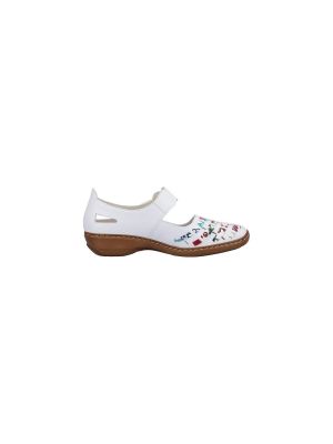 Balerina cipők Rieker fehér