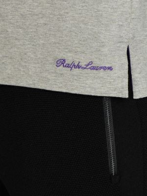 T-shirt mit stickerei aus baumwoll Ralph Lauren Purple Label