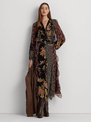 Falda de flores asimétrica Lauren Ralph Lauren
