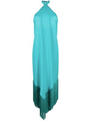 Асиметрична вечерна рокля с ресни Taller Marmo