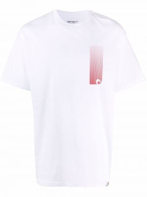 Camiseta de cuello redondo Carhartt Wip blanco