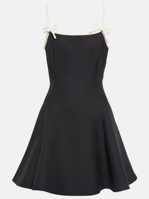 Šaty s mašľou Valentino čierna