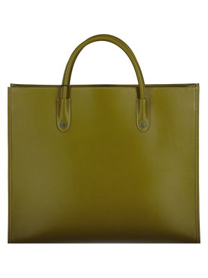 Bőr táska Gant zöld