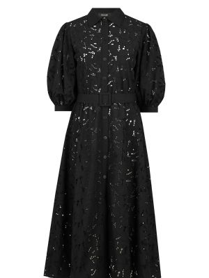 Черное платье-рубашка Poustovit