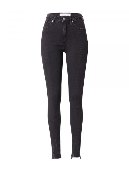 Skinny fit džínsy Calvin Klein Jeans čierna