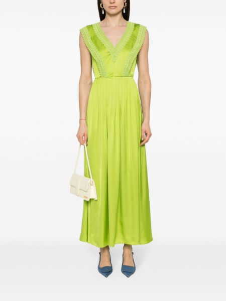Sukienka długa Dvf Diane Von Furstenberg zielona