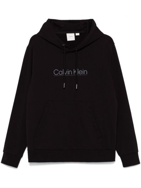 Lynlås hættetrøje Calvin Klein sort