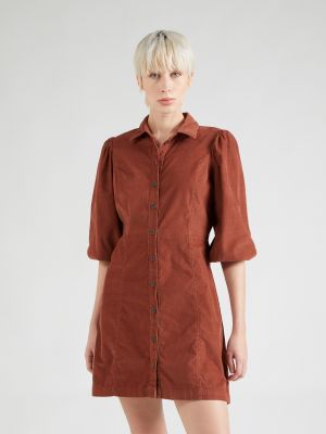 Robe chemise Gap marron