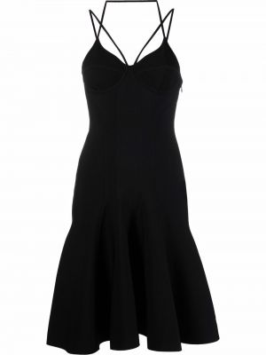 Mini šaty Alexander Mcqueen černé
