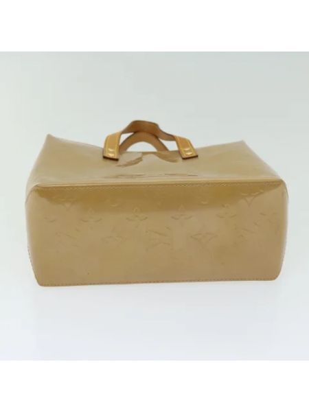 Bolso shopper de cuero retro Louis Vuitton Vintage beige