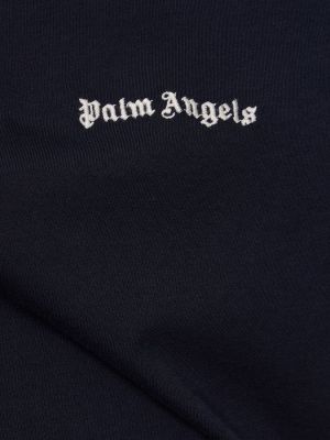 Koszulka bawełniana Palm Angels niebieska