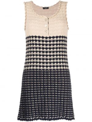 Pletené šaty bez rukávov Chanel Pre-owned