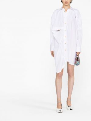 Robe longue avec manches longues Vivienne Westwood blanc