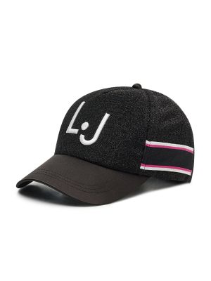 Czarna czapka z daszkiem Liu Jo Sport