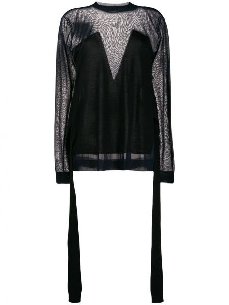 Jersey de punto de tela jersey Nina Ricci negro
