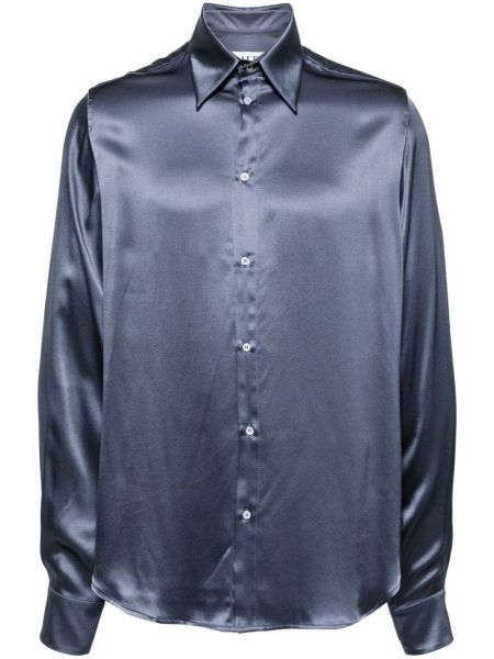 Hodvábna saténová košeľa S.s.daley modrá