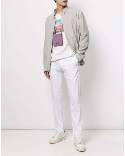 Pantalones chinos slim fit Armani Exchange blanco