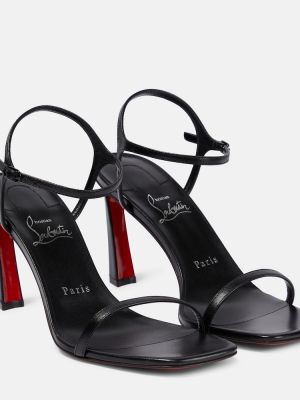 Kožené sandále Christian Louboutin čierna