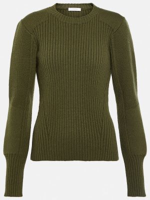 Sweter wełniany Chloã© zielony