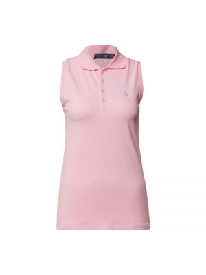 T-shirt bez rękawów Polo Ralph Lauren, różowy
