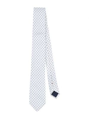 Cravatta con fiocco di seta Altea bianco