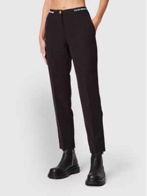 Pantalon chino slim Versace Jeans Couture noir
