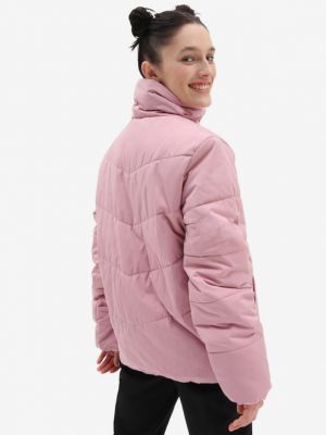 Pikowana kurtka Vans różowa