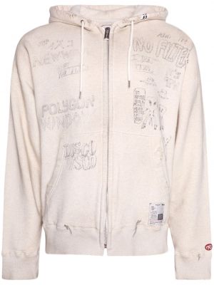 Pamučna hoodie s kapuljačom s printom Maison Mihara Yasuhiro