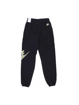 Spodnie sportowe polarowe oversize Nike czarne