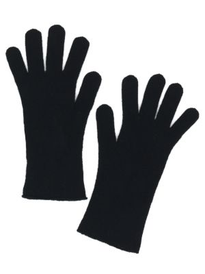 Черные перчатки Fabiana Filippi
