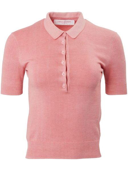 Strikket poloshirt Carolina Herrera