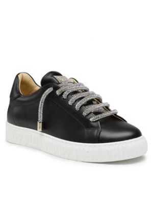 PHILIPP PLEIN Sneakersy Lo-Top Sneaker Basic AABS WSC2633 PLE075N Černé rhodiovaní