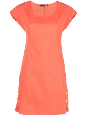 Платье мини Love Moschino, оранжевое