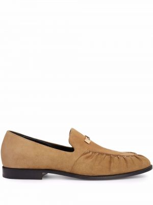 Loafers i mocka Giuseppe Zanotti brun