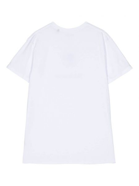 T-shirt avec imprimé slogan en coton à imprimé Woolrich
