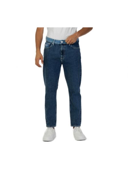 Einfarbige skinny jeans mit reißverschluss Tommy Jeans blau