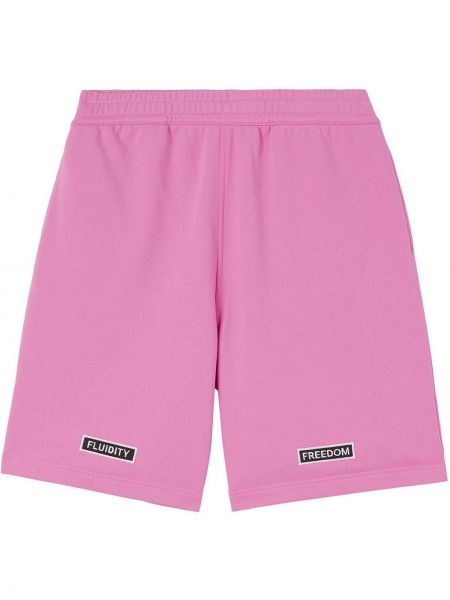 Pantalones cortos deportivos Burberry rosa