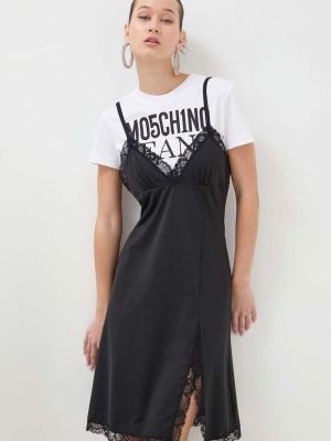 Mini haljina Moschino Jeans crna