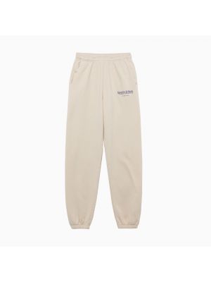 Pantalones de chándal de algodón Sporty & Rich beige