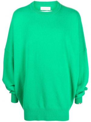 Rund hals kashmir sweatshirt Extreme Cashmere grønn