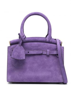 Geantă shopper Ralph Lauren Collection violet