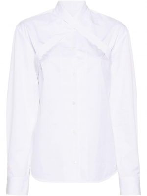 Βαμβακερό πουκάμισο Off-white λευκό