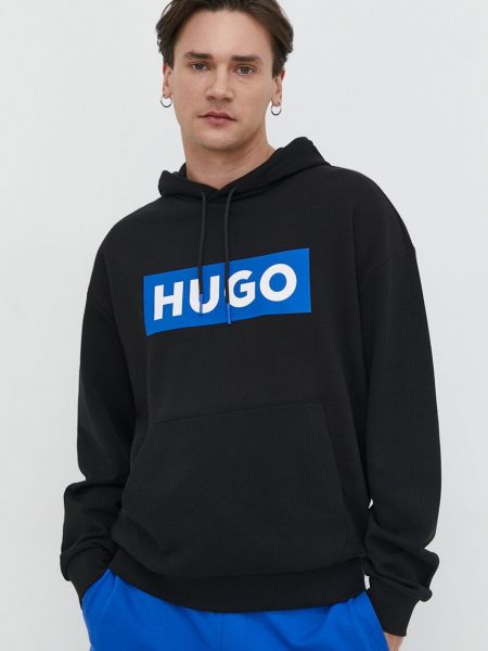 Hoodie s kapuljačom Hugo Blue