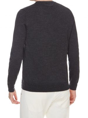 Шерстяной пуловер Polo Ralph Lauren серый